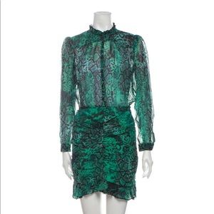 Ba&sh Animal Print Mini dress